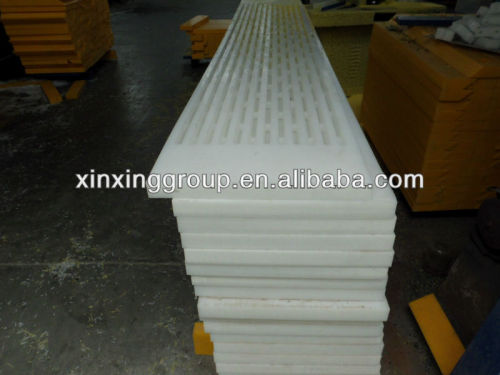 natural uhmwpe suction box covers for paper industry