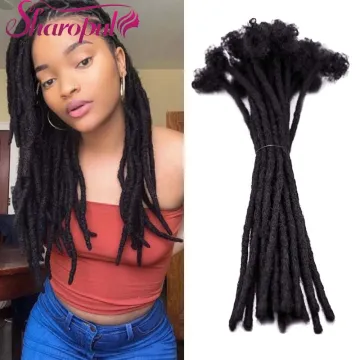 100% pure human hair dread locks crochet braid hair
