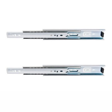 Drawer Slides - 22" Full Extension Ball Bearing Drawer Slide Pair in Zinc