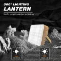 Bulbo de campamento LED recargable portátil con conectividad USB para aventuras al aire libre