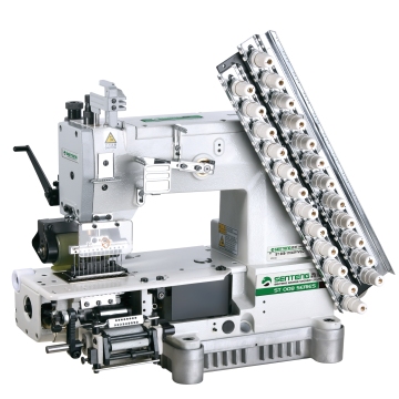 Multi Needle Industrial Sewing Machine for Elastic Thread Shirring (ST 008-17048P/VSQ)