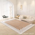 Retro checkered pattern - Dark Walnut color