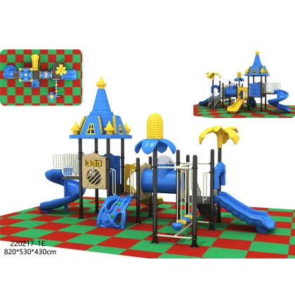 Top Quality Outdoor Playgrounds: Comprehensive Collection with Giant Slides, Swings, and Versatile Equipment for Kids