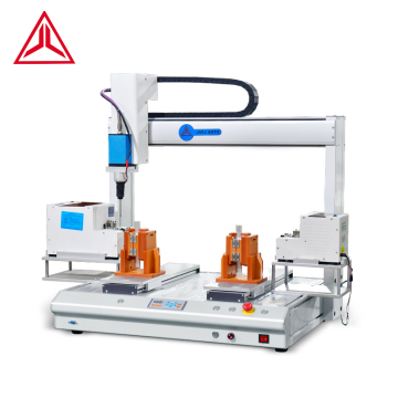 Two-Platform 4-Axis Desktop CNC Screwdriver Machine
