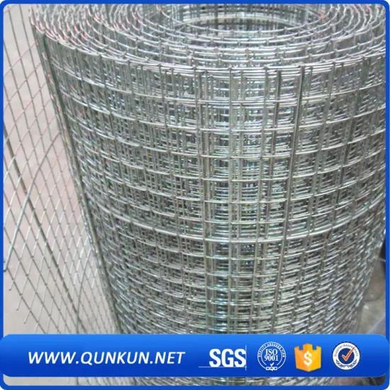 4 inchx14 Gauge Galvanized Welded Wire Mesh