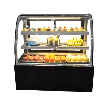 Commercial Air-Cooled Refrigerated Display Cabinet for Desserts and Fresh Foods