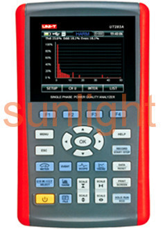Single Phase Power Quality Analyzer, True RMS, Harmonic Analysis, USB, UT283A