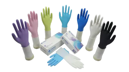 Chemical Resistant Powder Free Nitrile Gloves