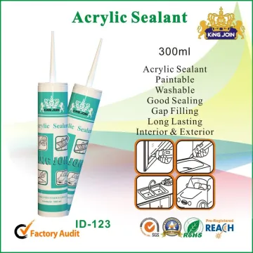 Acrylic Silicone Sealant / Glue , Mildew Resistant Sealing Joint