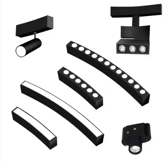Modern Recessed Indoor Lighting: 12W, 24W, 36W, 48W LED Track Lights for Home and Commercial Use at 48V