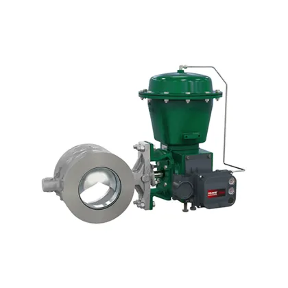 Professional FISHER V200 Series Vee-Ball Rotary Control Valve with Flanged Body, HD Ball Seal and Segmented Ball Technology