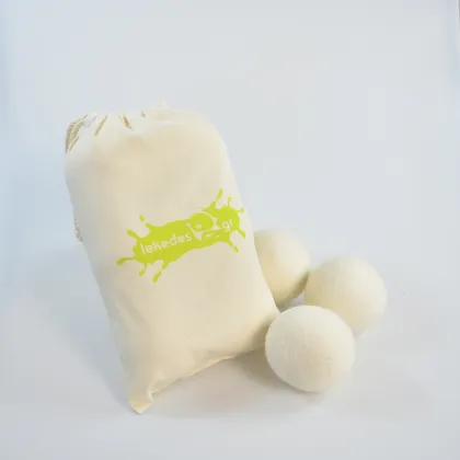 Wholesale Premium Organic Tumble Wool Laundry Drying Balls - 7cm Natural Dryer Balls