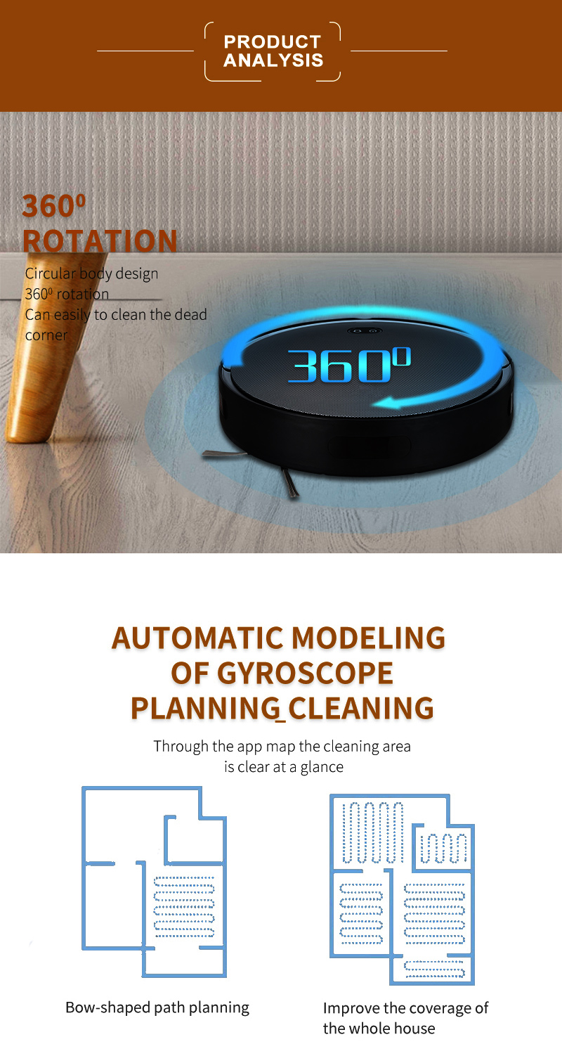 E Robot Vacuum Cleaner