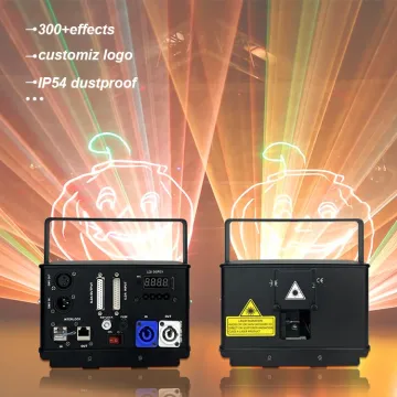 Mini DMX Disco Light: 1W Full Color Animation Night Club Laser Illumination