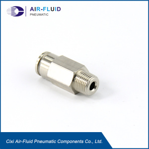 Air-Fluid Push in Straight Connectors AHPC04-1/4-28UNF