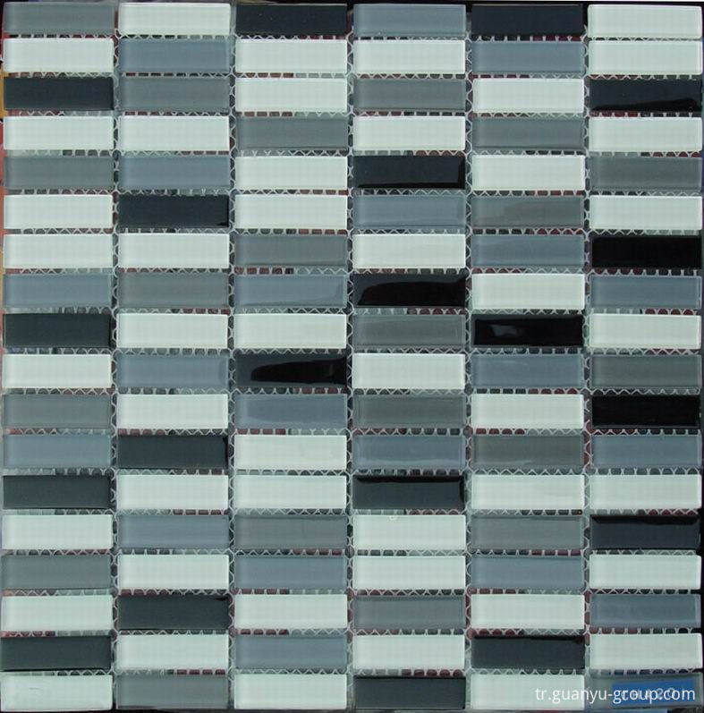 Rectangle Single Crystal Glass Mosaic