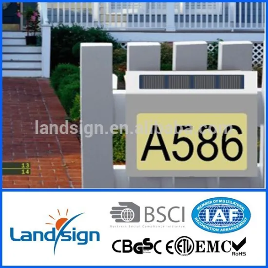 2015 Cixi Product stainless steel super powered led address numbers