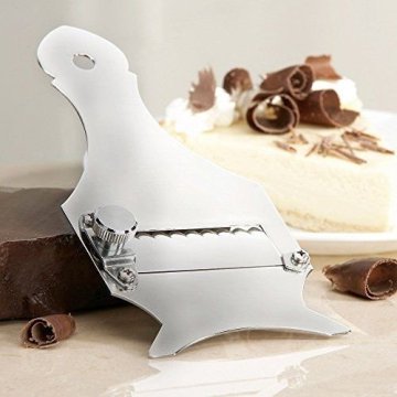 Utensili per affettare cioccolato al formaggio regolabili in acciaio inox