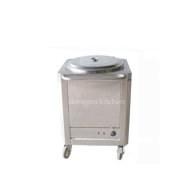 50L Stainless Steel Soup Warmer Pot & Electric Food Warmer Trolley