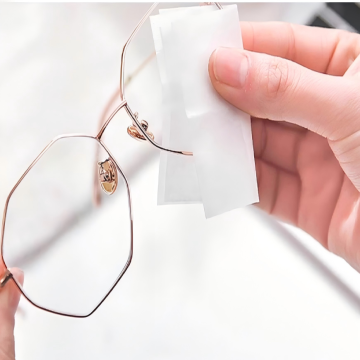 Limpeza de lente de secagem rápida, transporte diário