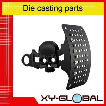 Plated chrome zinc alloy die casting decoration for motorcyle