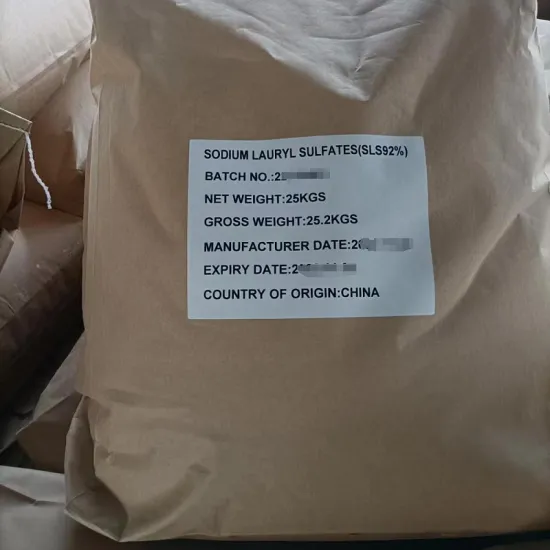 SLS K12 92% Needles For Toothpaste Foaming Agent