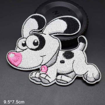 Lover Spotty Dog Husky Full animal embroidery patches