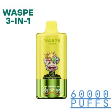 Waspe 60000 Puffs 3in1 Wholesale Rechargeable Vape