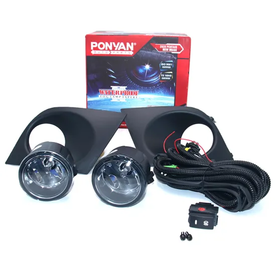 Clear Lens Fog Lamp Kit with Switch Bulb Bezel Wire for 2007-2011 Nissan Versa