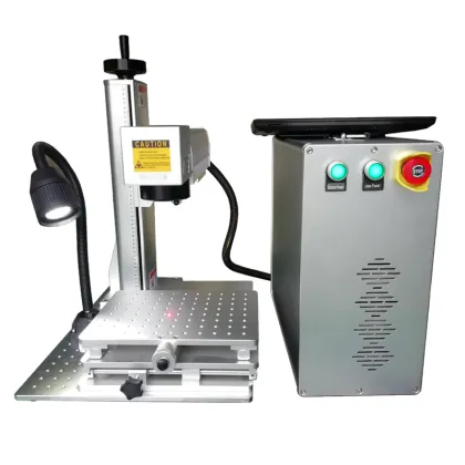 Jinan Portable Fiber Optic TECH Laser Gold 50W Laser Marking Machine