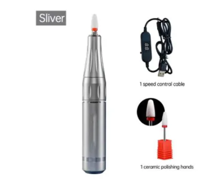 Rechargeable Acrylic Nail Drill 35000 rpm Portable Cordless Nail Drill Machine