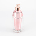 manufacturing gold empty plastic cosmetic packaging serum bottle pump for cosmetics 30 ml 50ml 100ml