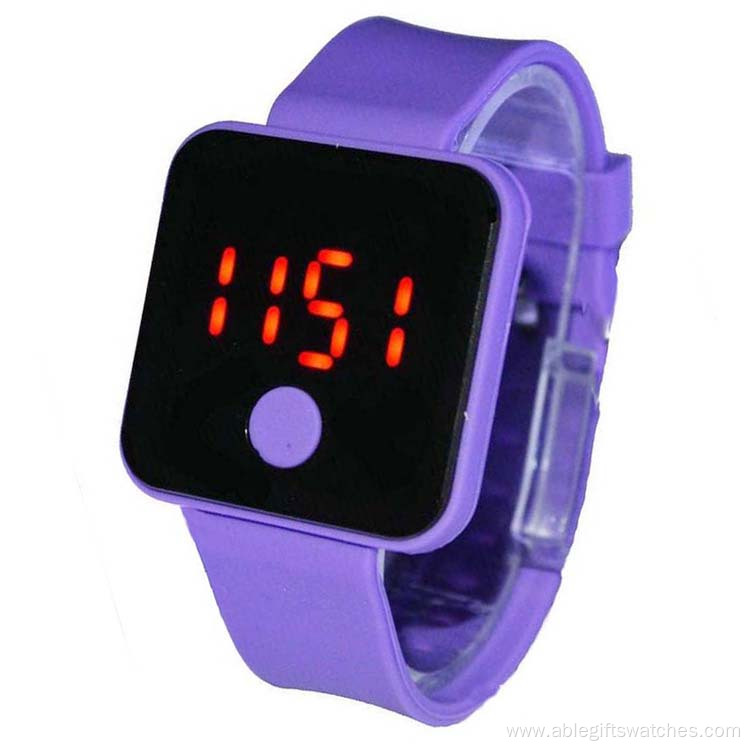 Digital Watches Silicone Bracelet LED Digital Watch