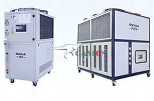 Air cooled chiller use in plastic industrial