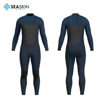 Seaskin 2023 New Arrival 4/3mm Zipperless Steamer Men Wetsuit