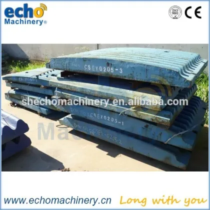 crusher wear parts for Extec C 12,C 10 jaw crusher plate liners like J4250000 etc 13%Mn, 18%Mn, 22%Mn available