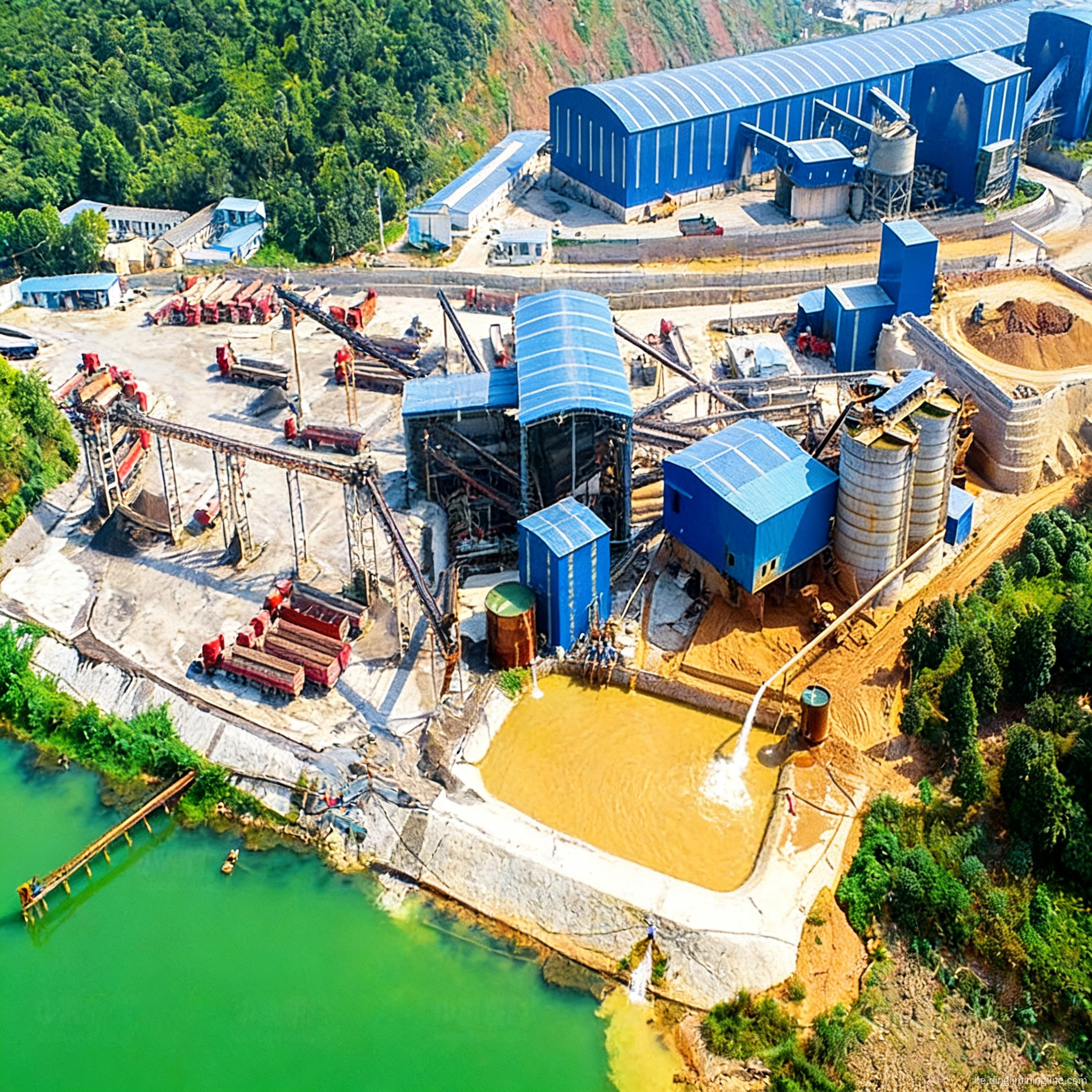 500-600 TPH Лінія па вытворчасці прамытага вадой пяску