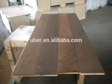 New Smoked wooden floor, use real european oak wood flooring