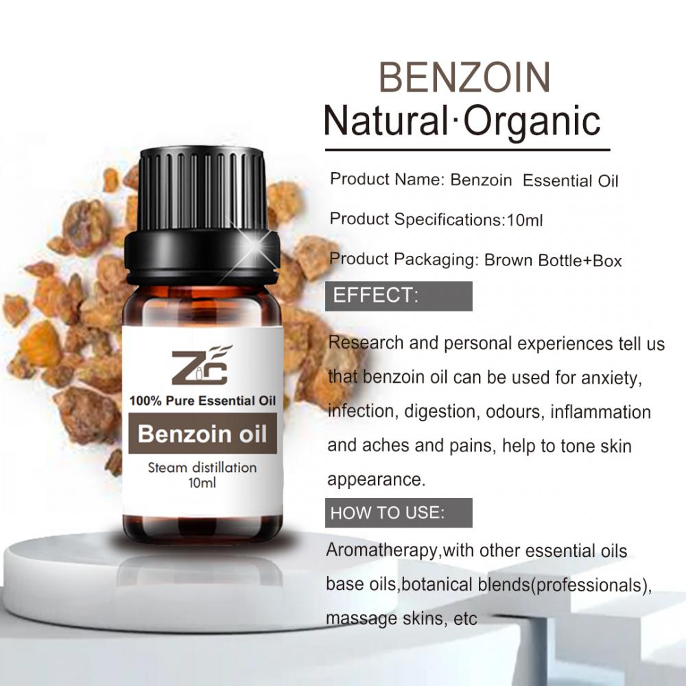 Custom Service Available for Benzoin Extract Essential Oil