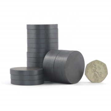 High-Quality D38x6mm Ceramic Ferrite Disc Magnet for Crafts