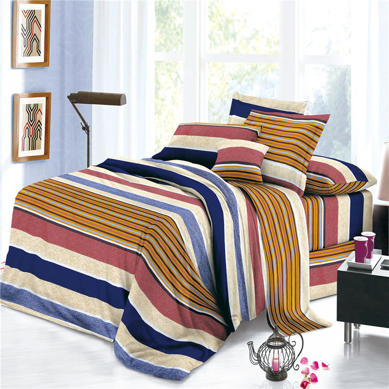 Polyester Disperse Stripes Print Fabric