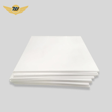 Hoja de plástico corte virgen blanco PTFE teflon hoja