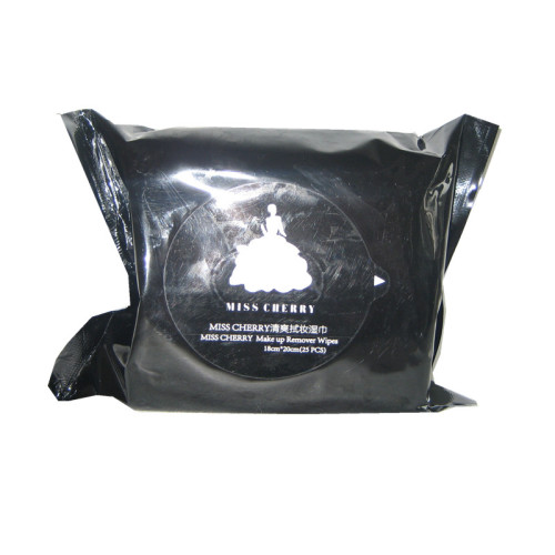 Black Charcoal Cleansing Wet Wipes For Personal Care