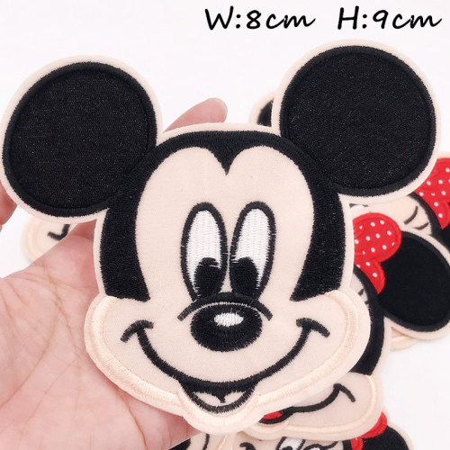 Cartoon Mouse Iron On Embroidery Patches Jackets