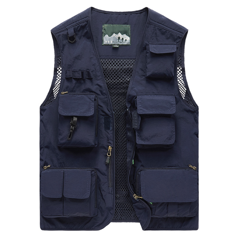 Mens Utility Vest Jacket With Sleeves