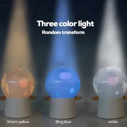 Rotating Music Starry Night Light - Creativity Guardian Angel Star Projection