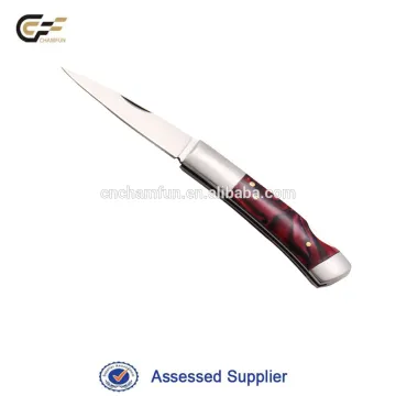 Best promotional gift rose wood handle knife