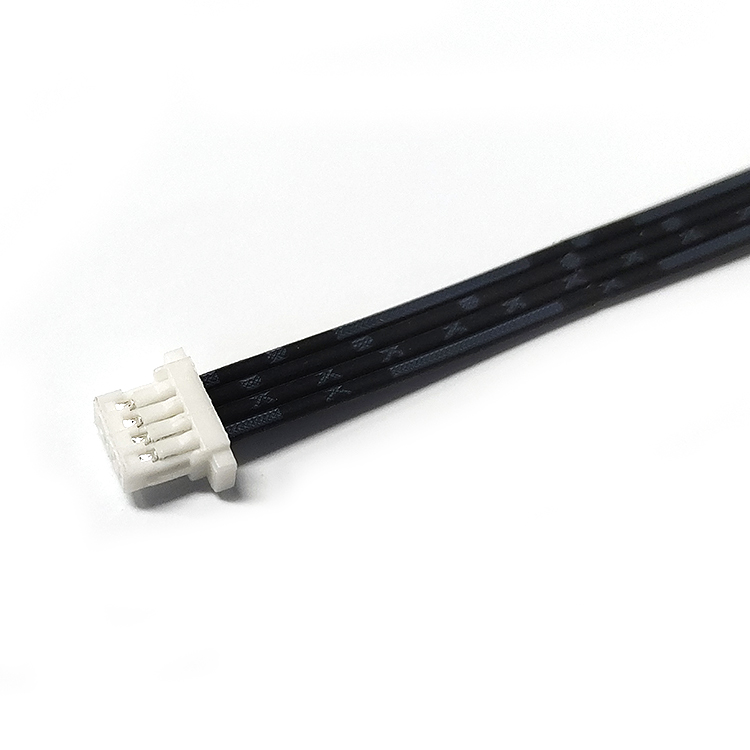 Black ribbon cable connector 