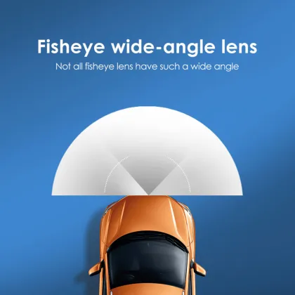 Smartour 170° Vehicle Reversing Camera with Fisheye Lens and HD Image Quality