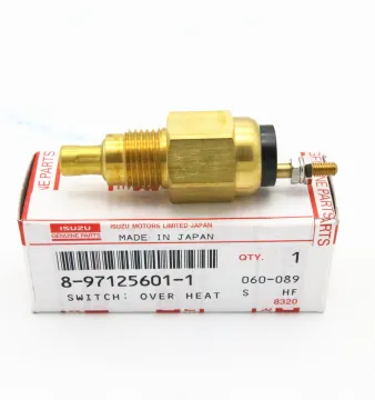 Genuine Original Auto Parts SWITCH OVER HEAT WARNING 6SD1 6BD1 6HK1 6UZ1 8-97125601-1 8971256011